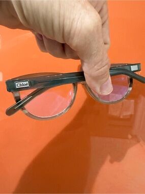 Chloe Gray Blue Eyeglasses